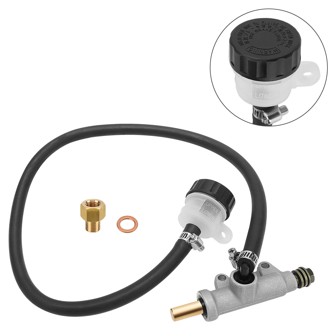 Rear Brake Caliper &Master Cylinder &Hose Line for Polaris Sportsman 600 700 800