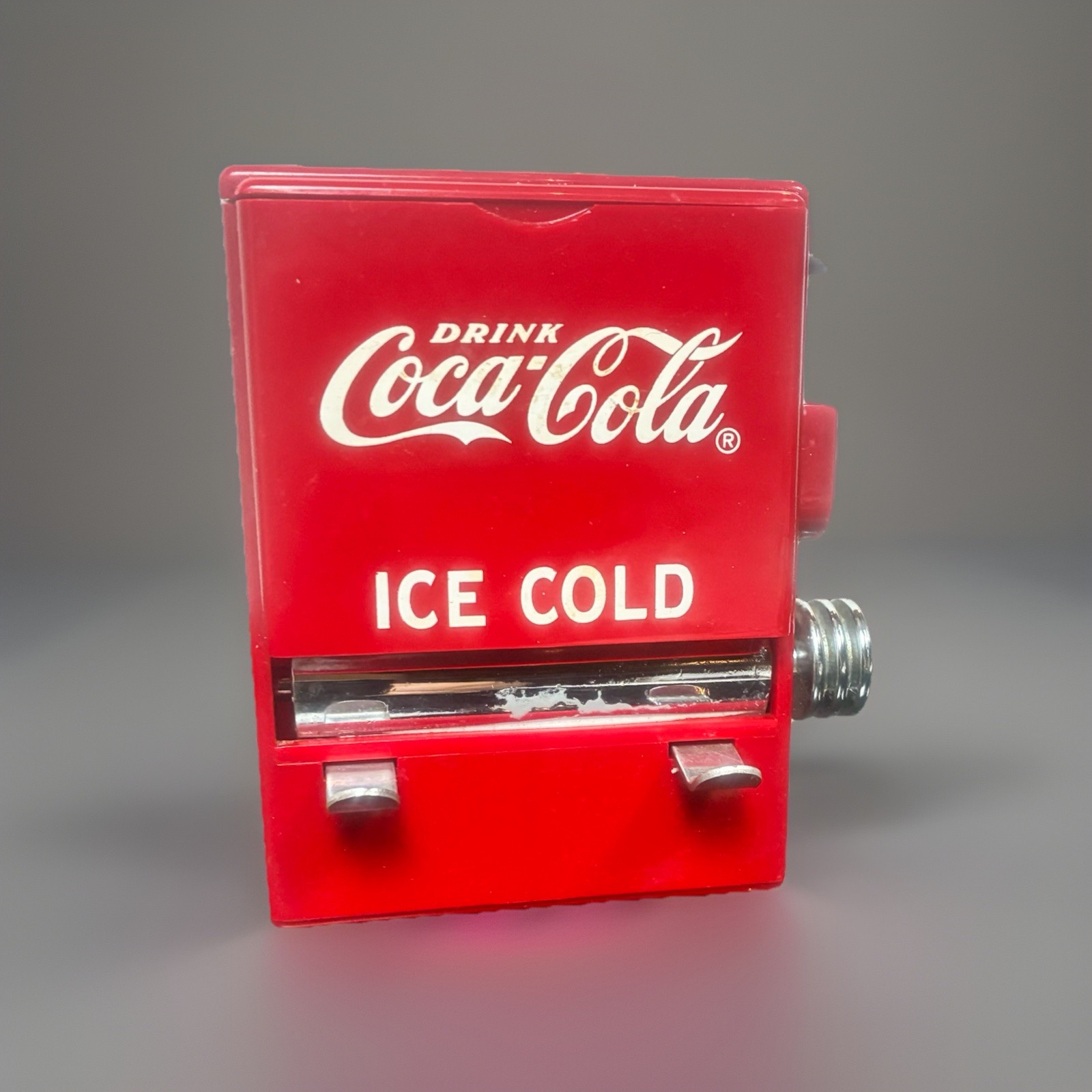 Vintage 1995 Coca Cola Toothpick Dispenser Holder Red Cooler Coke Collectible
