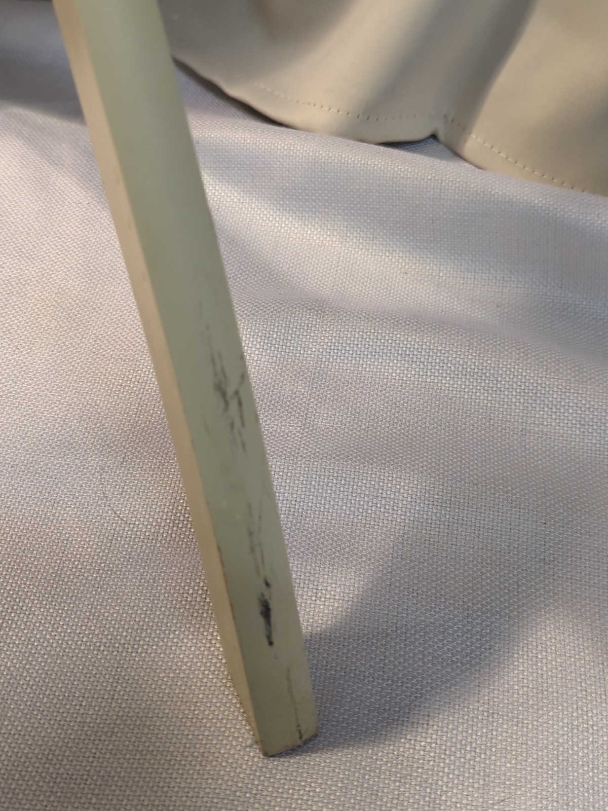 Vtg Scheibe Wood Folding Luggage Suitcase Rack Hotel Stand Tapestry Straps Ivory