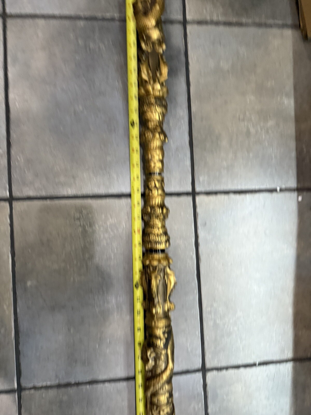 Monkey King Staff 53” Kungfu Gold Metal Wushu Sticks 1:1