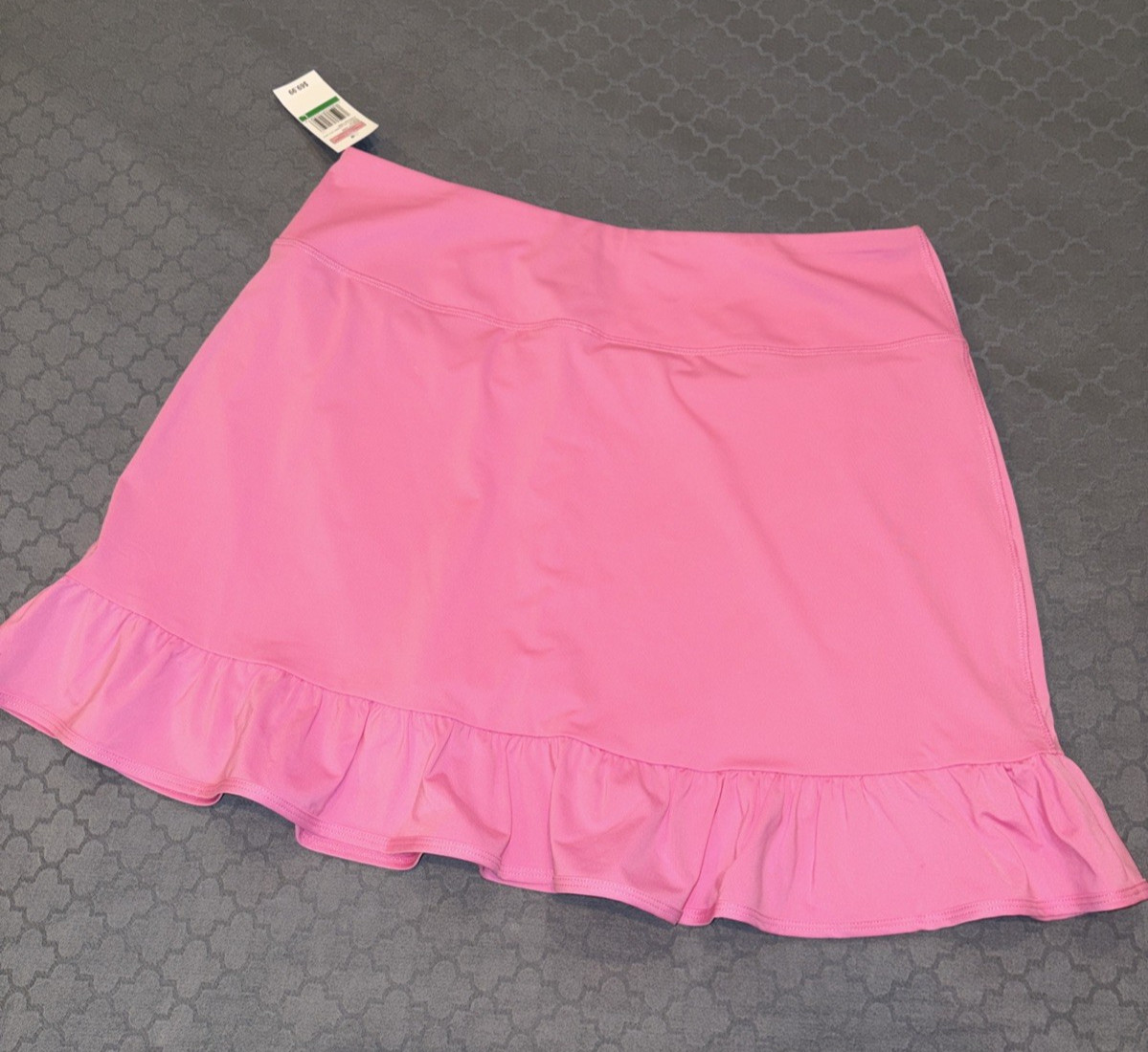 NEW Vineyard Vines Tisbury Performance Ruffle Skirt Pink With Tag Size Large $69