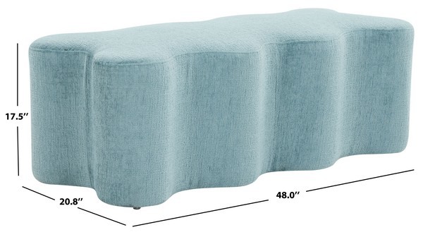 Safavieh JACQUALESSA CHENILLE BENCH, Reduced Price 2172782878 SFV4849E