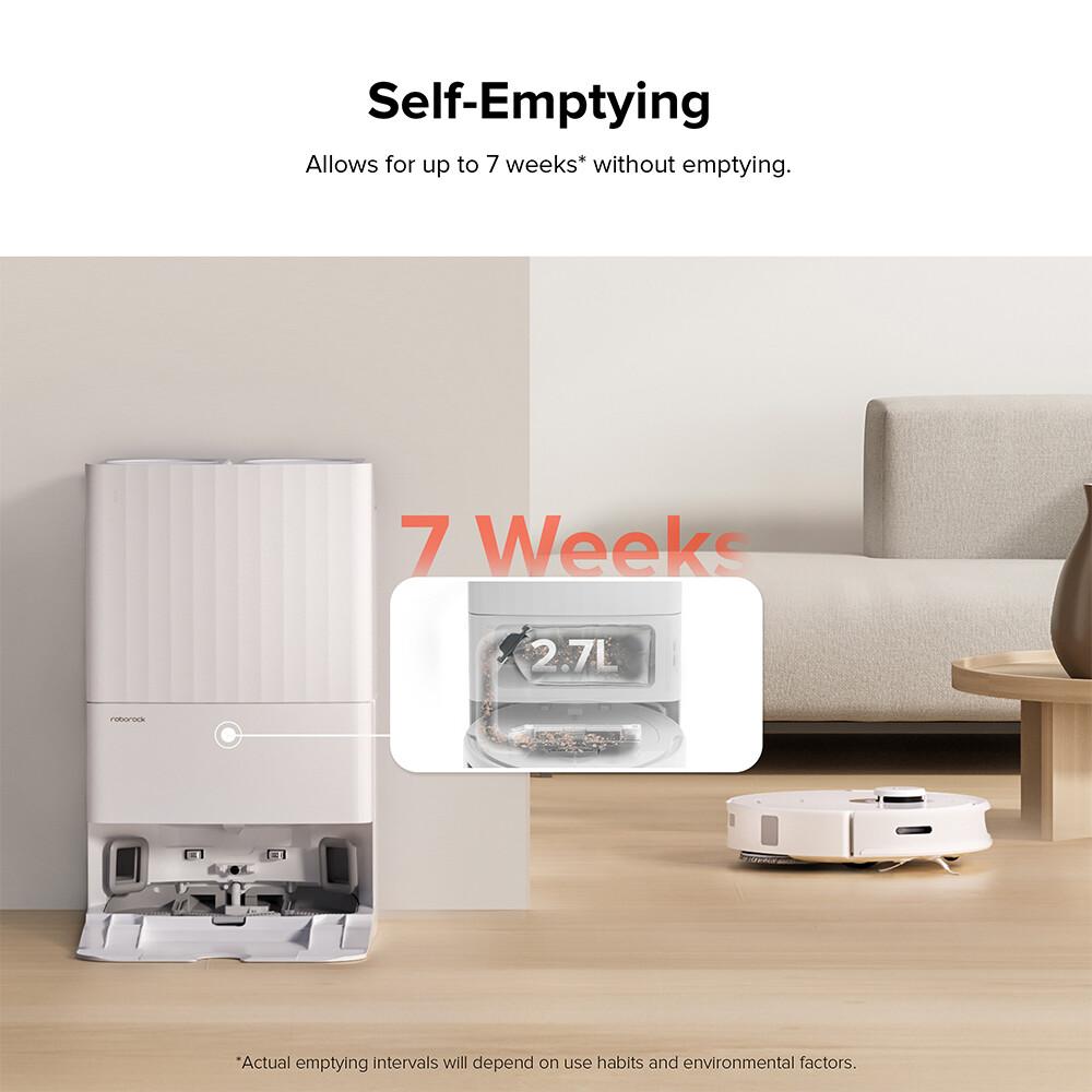 Roborock Q Revo Robot Vacuum, Self-Drying, Mop Lifting - Certified Refurbished