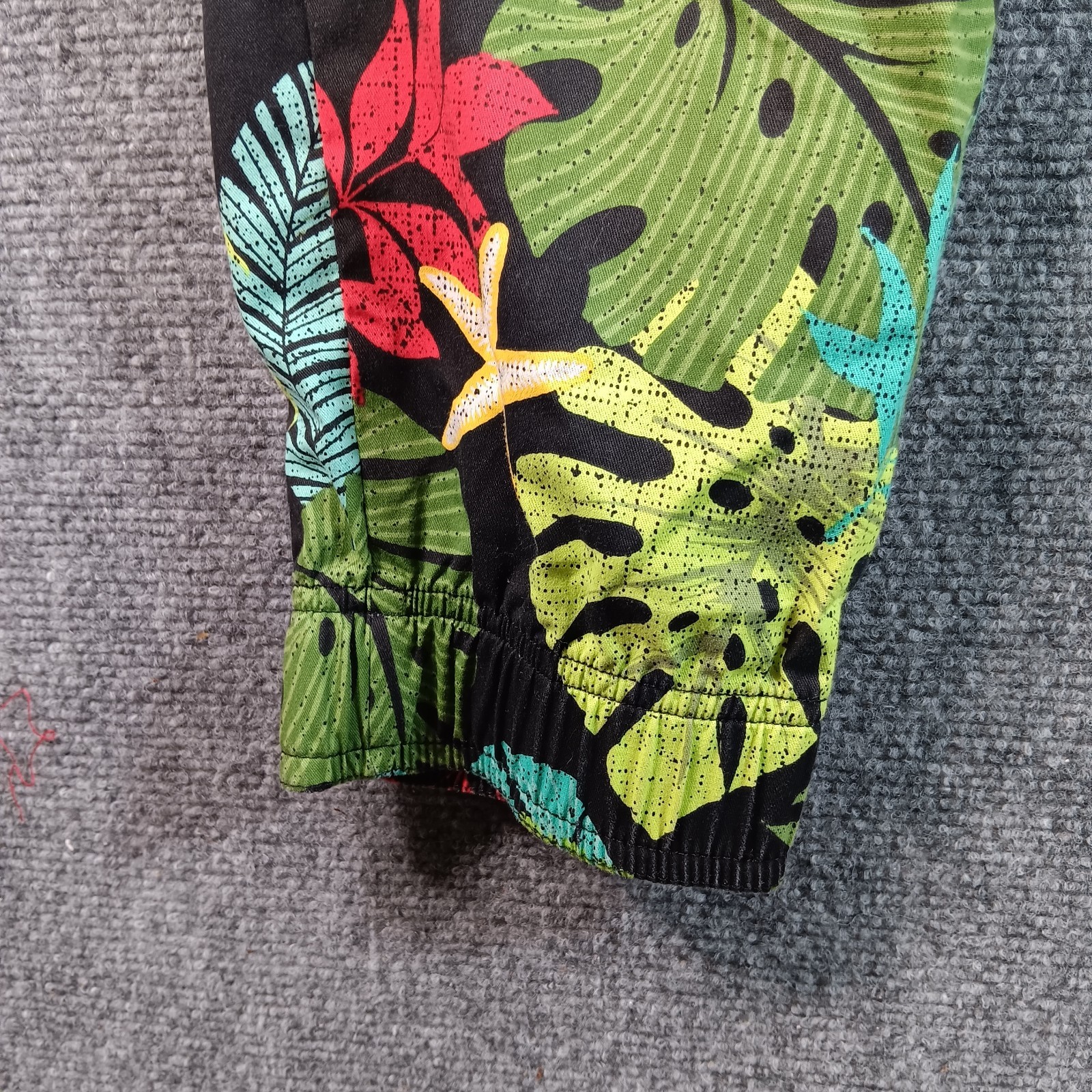 Chef 360 Utility Jogger Chef Pants Mens Small Multi Tropical Stretch 7 Pocket