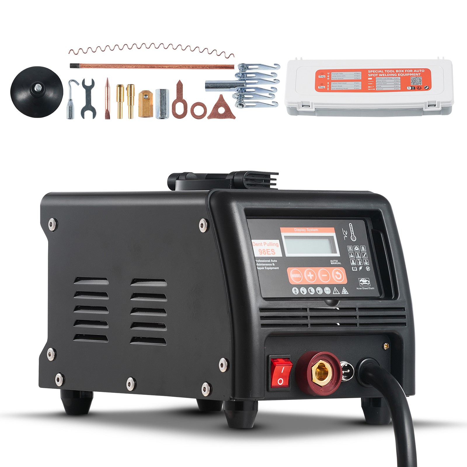 Uimoso Stud Welder Dent Repair Kit 3KW Spot Welder Dent Puller Machine 9 Modes