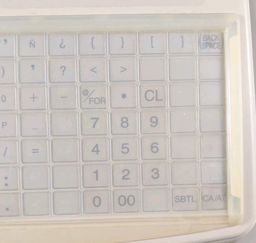 Sharp Electronic Cash Register ER-A420 (1) "MA" Key No Manual