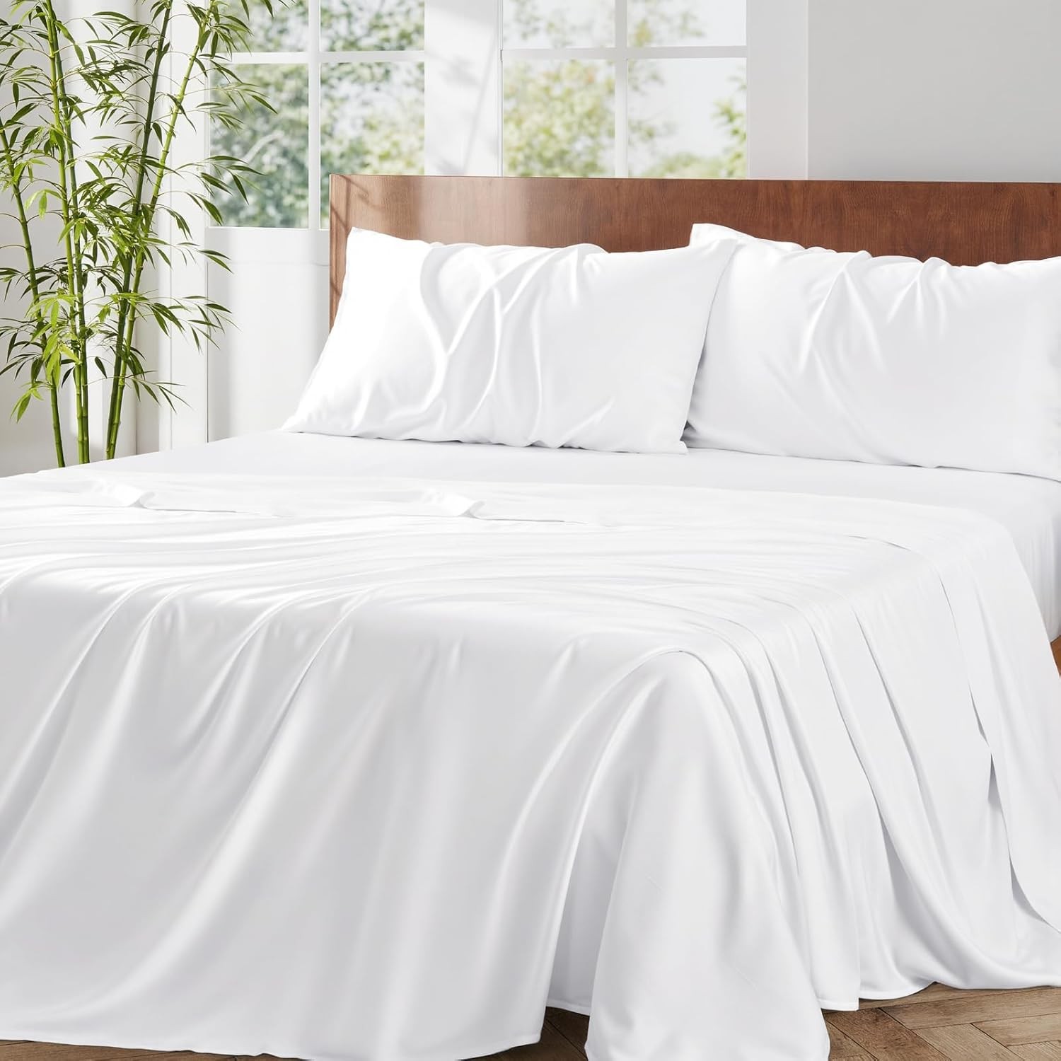 Bedding Set, 100% Bamboo Fiber Fabric Bedding