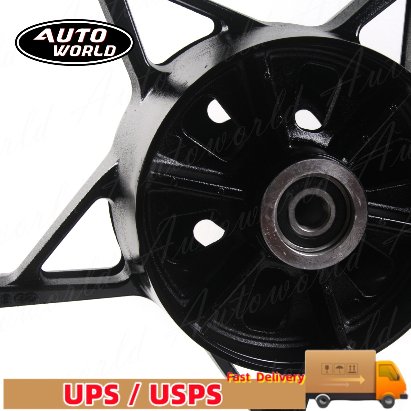 17'' Wheel Rim For Kawasaki Z500 SE 2025 2024 Ninja500R Front Rear Glossy Black