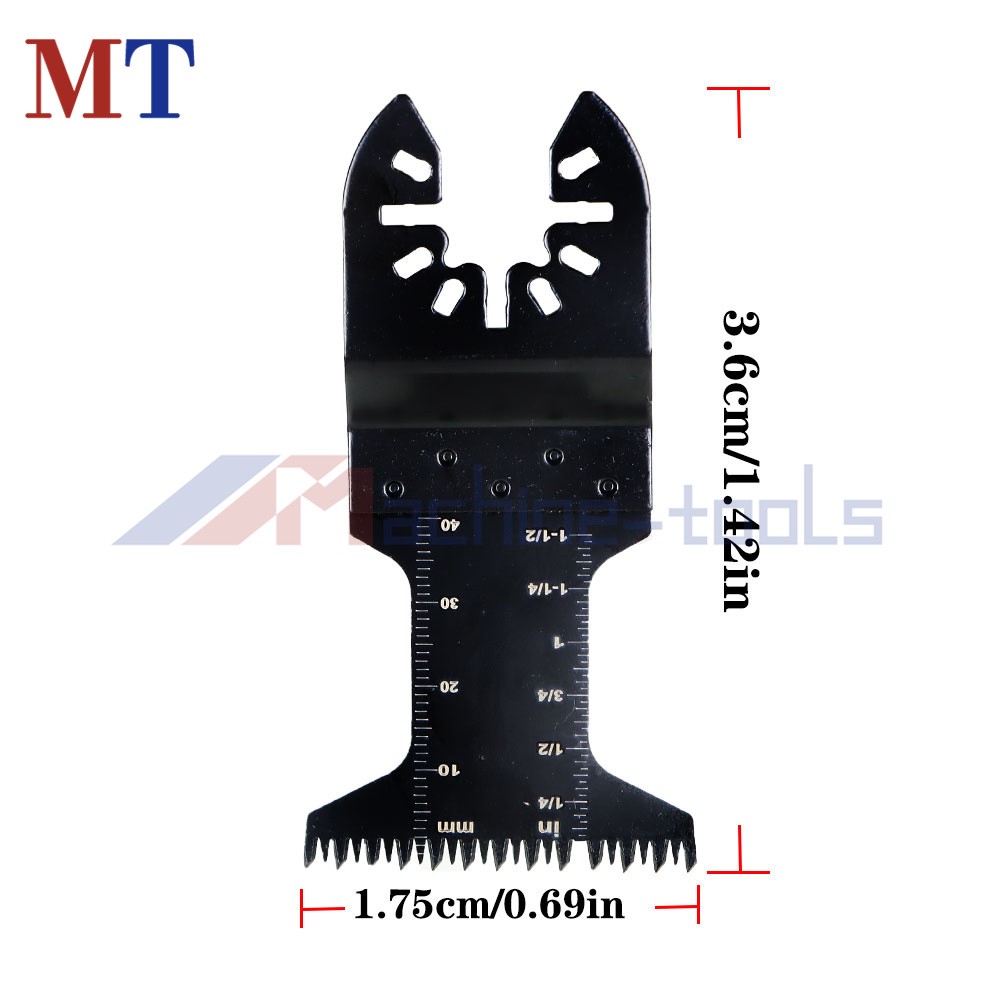 48 Pcs Metal Wood Universal Oscillating Multitool Quick Release Saw Blades Kit