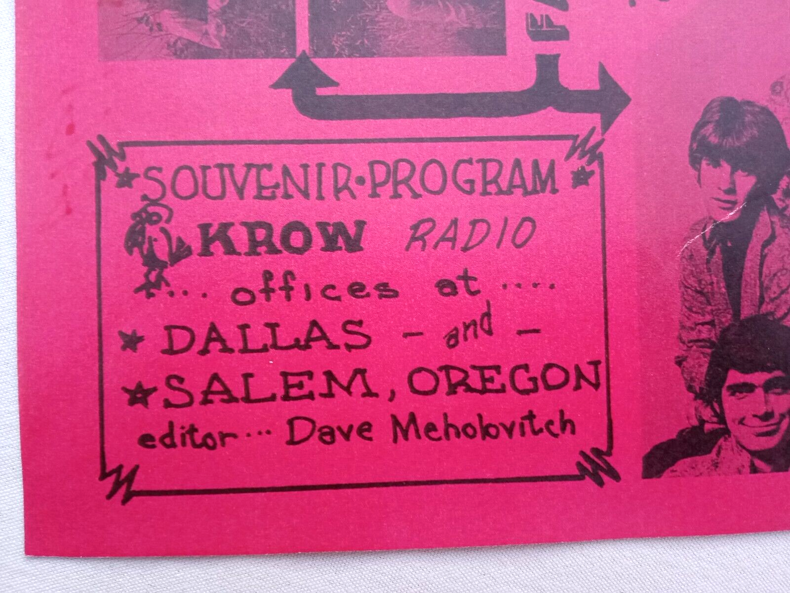 ALICE COOPER 1969 Pretties For You Tour Original Vintage Concert Handbill Mint-