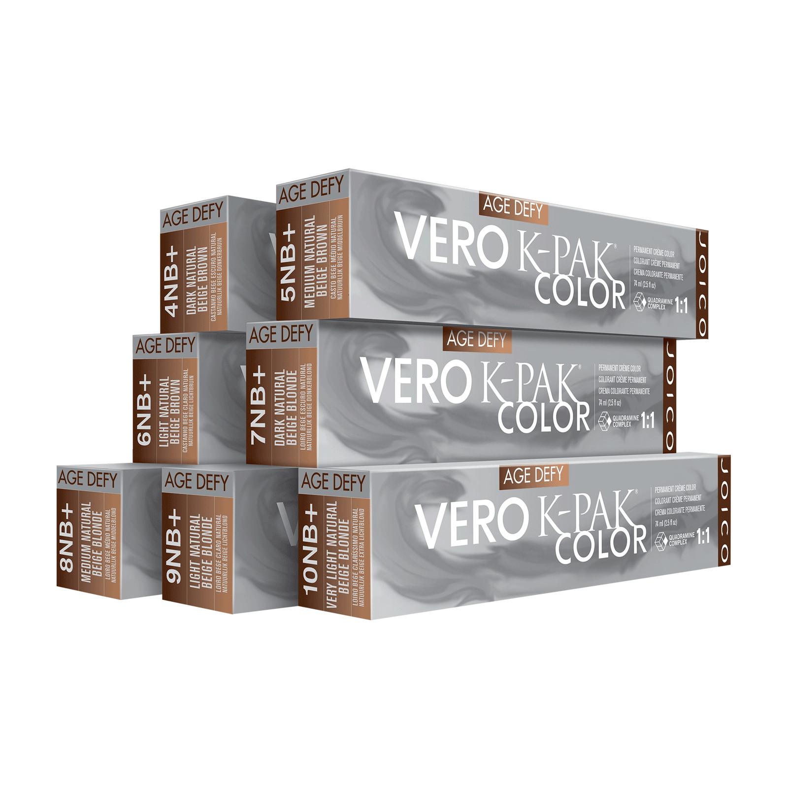Joico Vero K-Pak Age Defy Permanent Cream Hair Color, 2.5 fl oz (Choose yours)