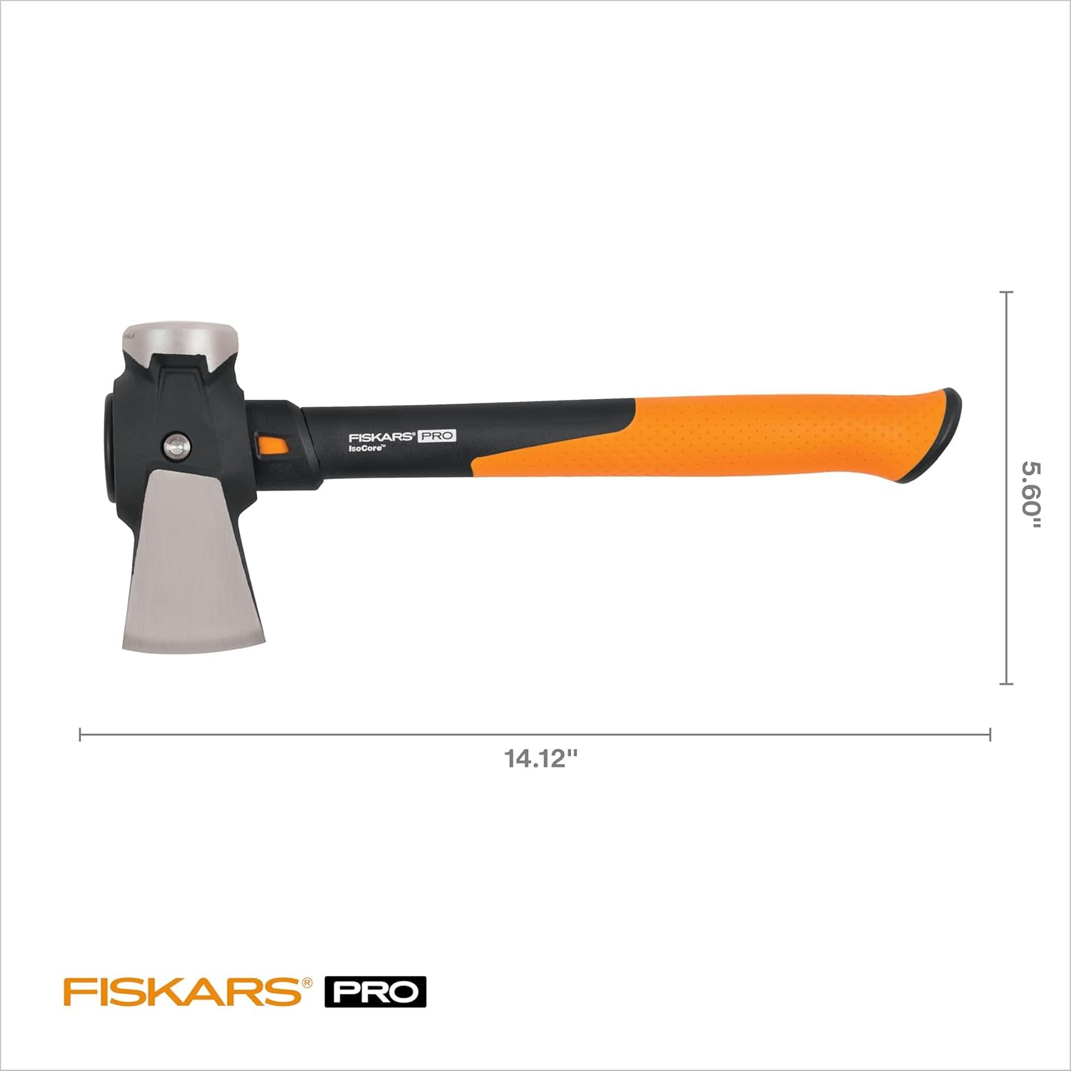 Fiskars 8 lb Splitting Maul 36 inch Shock Absorbing Forged Steel Wood Splitter