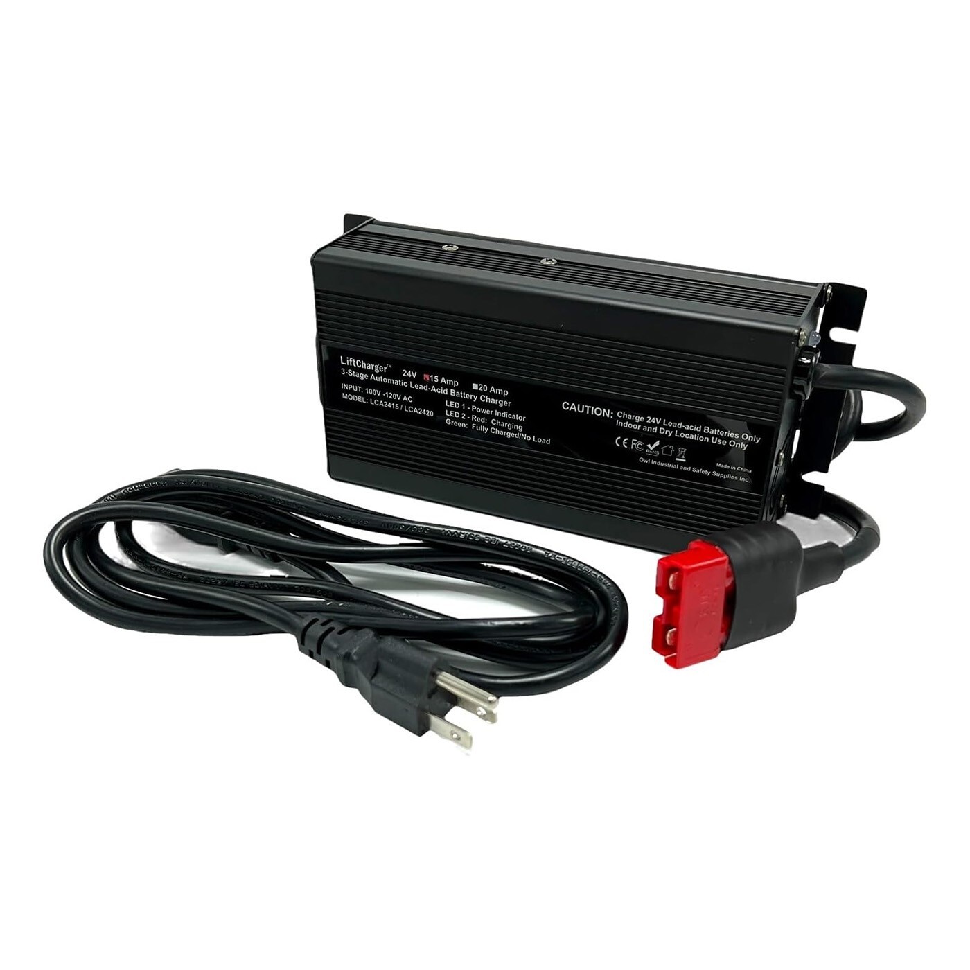 24V  15 Amp Battery Charger for Tennant T2, T3, T5, T7, T300 Floor Scrubbers