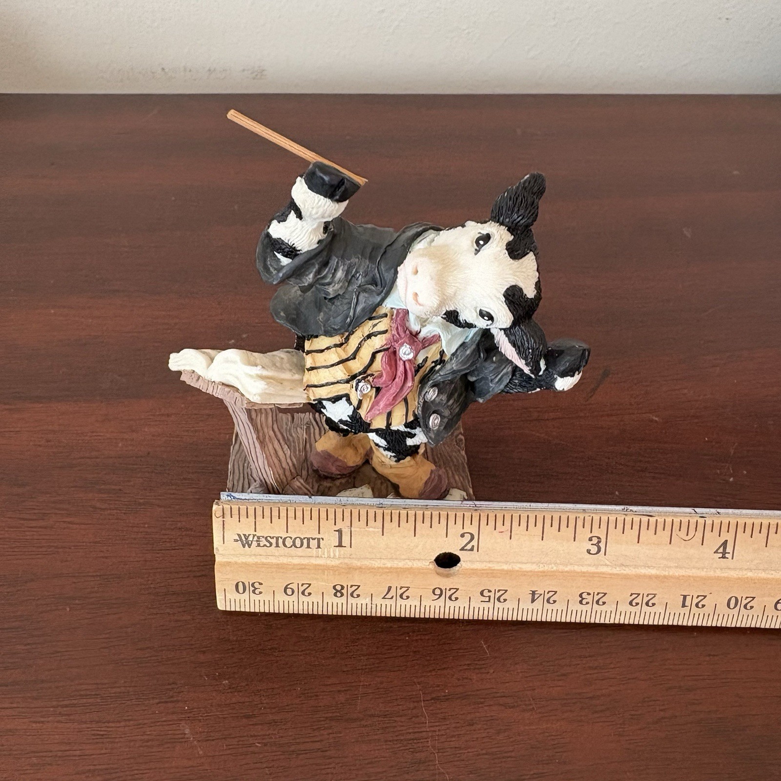 Ganz 1993 Tchaicowsky Cowtown Figurine Cow Music Conductor