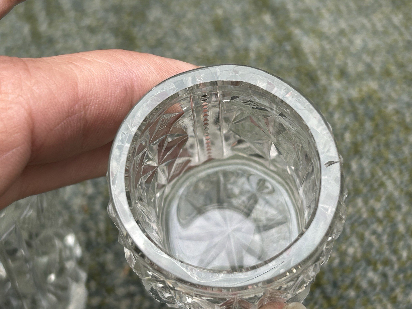 Antique English Sterling Silver Cut Glass Vanity Bottle Set Henry Williamson Ltd