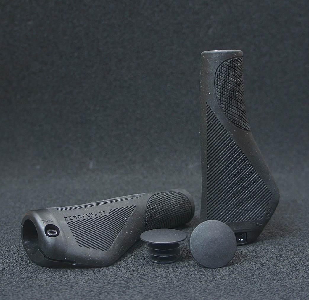 Ergonomic Ergon DDK Zeroplus T3 130mm Bicycle Grips (Black) (PAIR) *NEW*