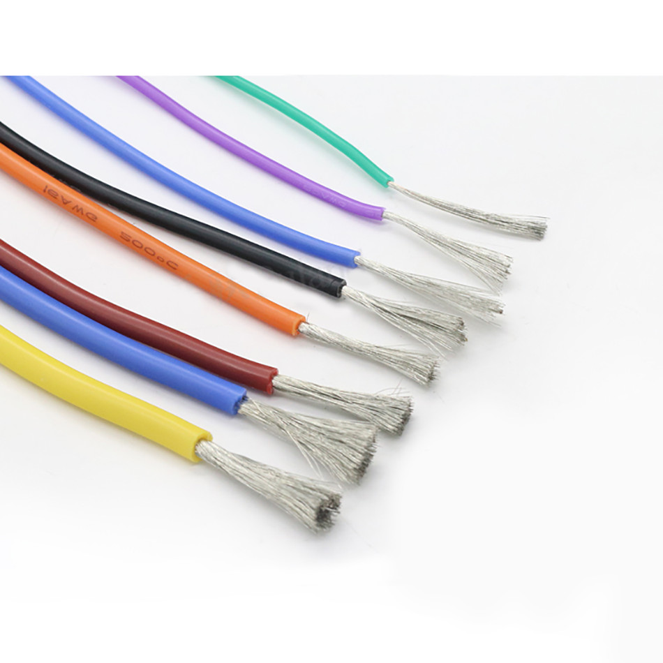 30awg-2awg Chose Colors UL Multi-Strand Silicone Flexible Soft Cable 0.08mm Wire