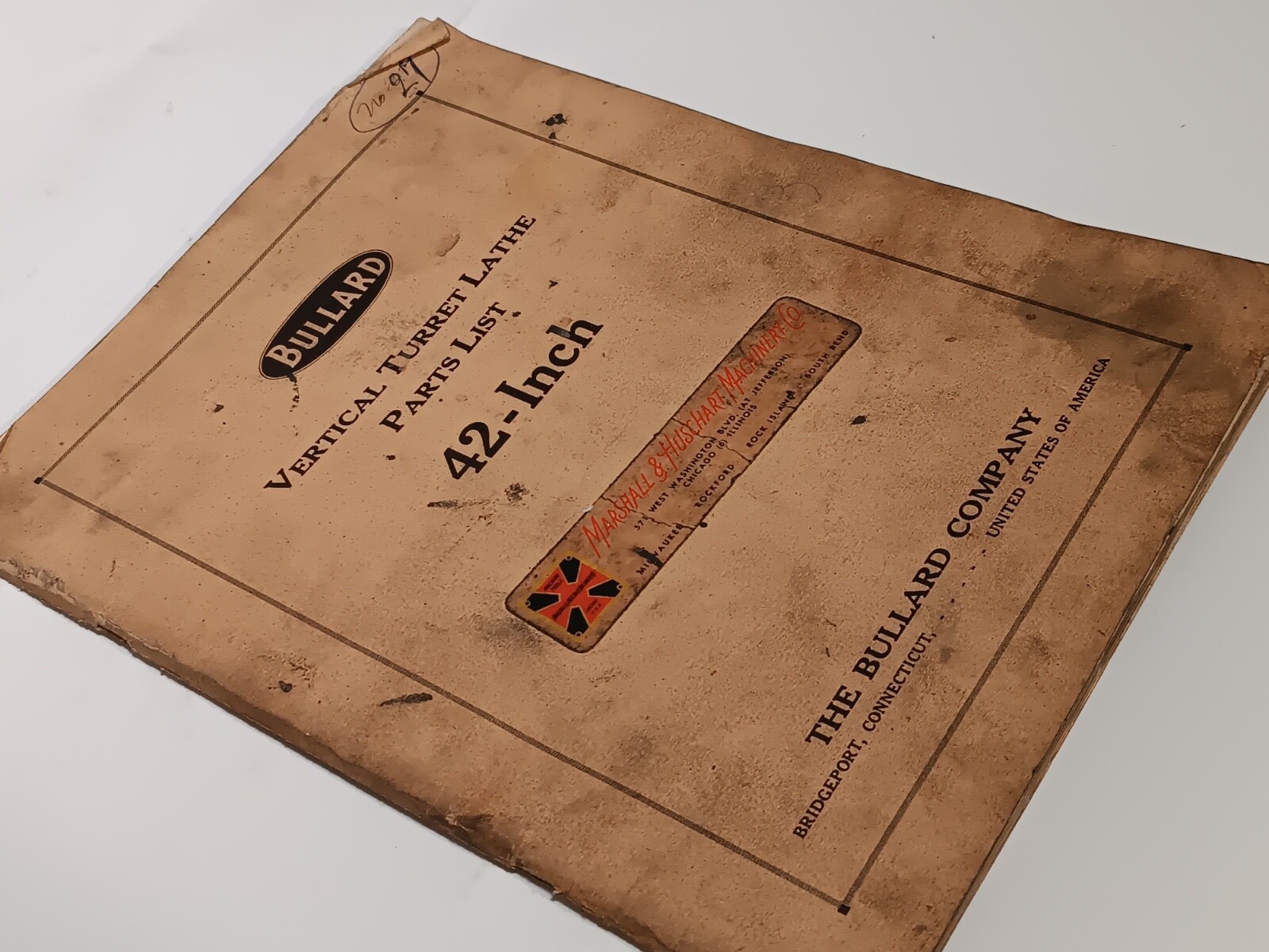 Lot of 7 Bullard Cut Master Vertical Turret Lathe Service & Instruction Manuals