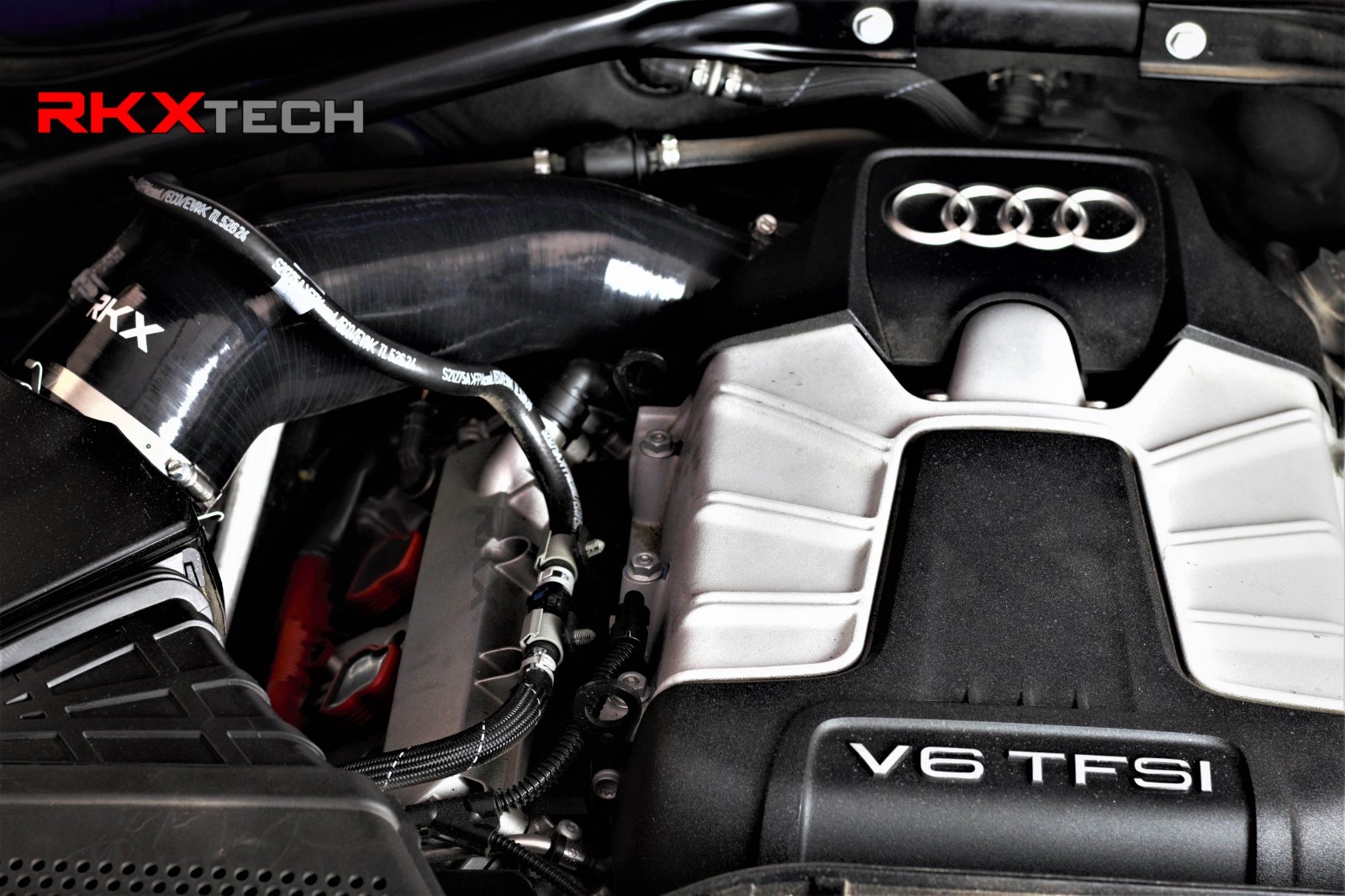 RKX Silicone Air Intake Inlet Hose for AUDI S4 S5 B8 V6 3.0T 10 - 16 cold filter