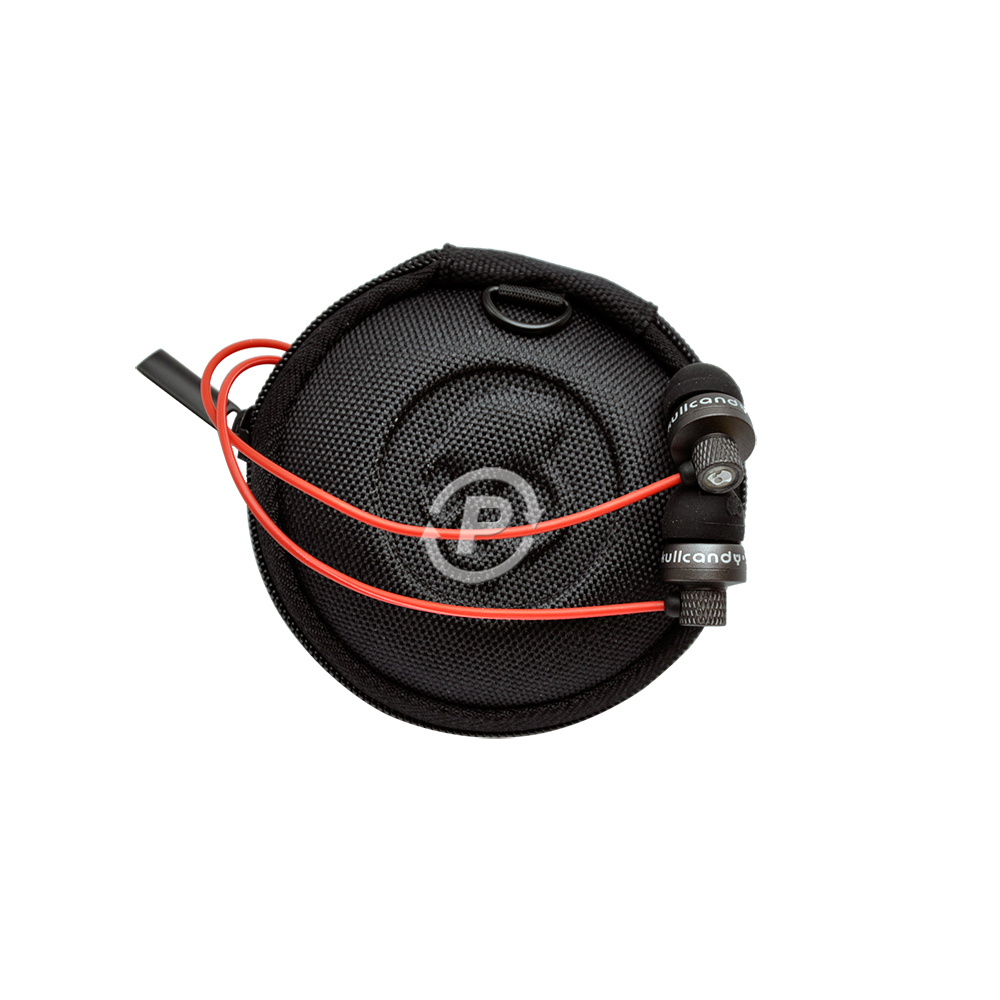 Skull Carrying Case Protective Storage Zip Bag For Skullcandy In-Ear Headphones