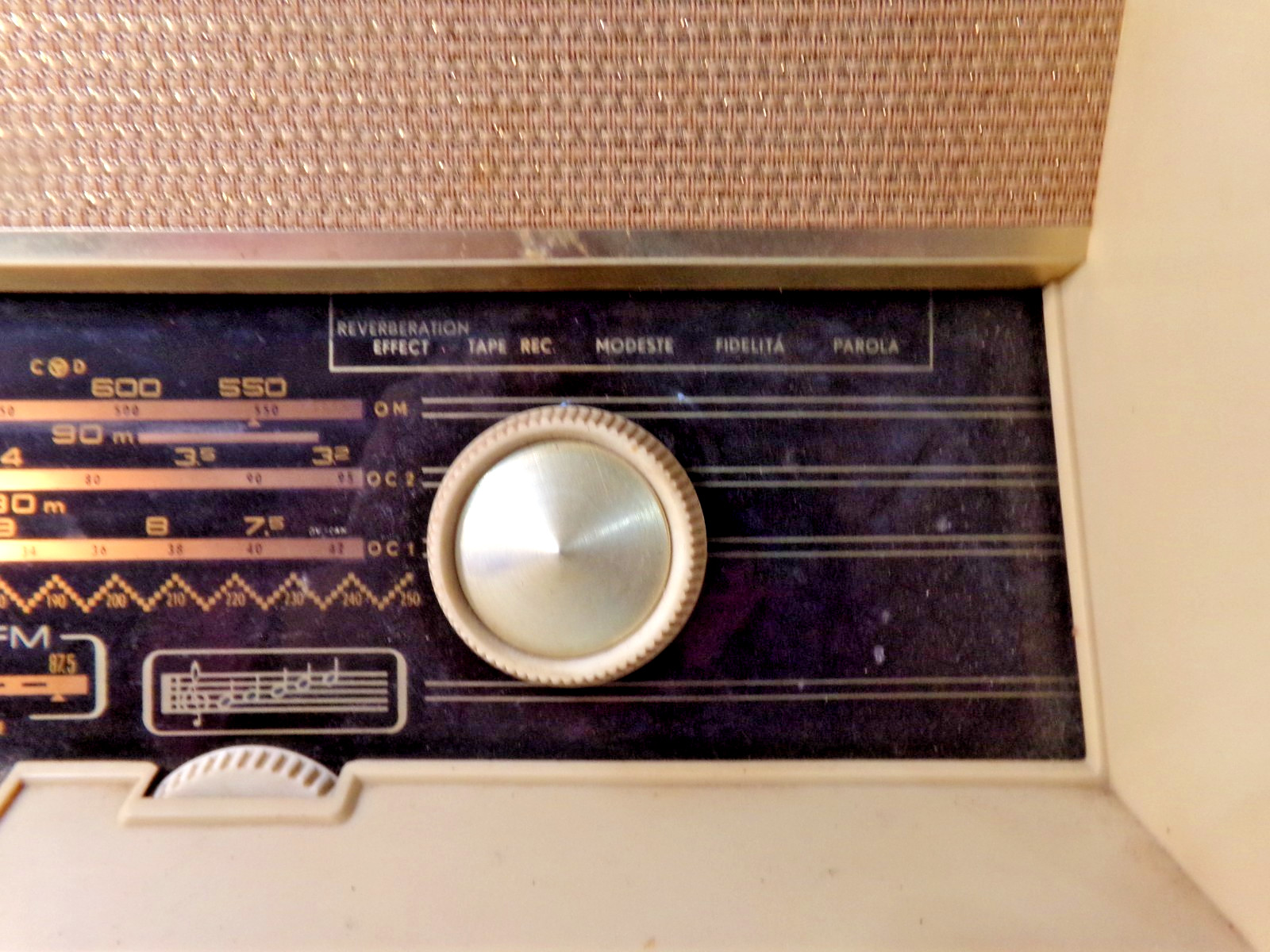 WORKS Norelco Radio Bi-Ampli Made in Holland B5X98A HUGE 21.25" x 13.25" x 8.5"