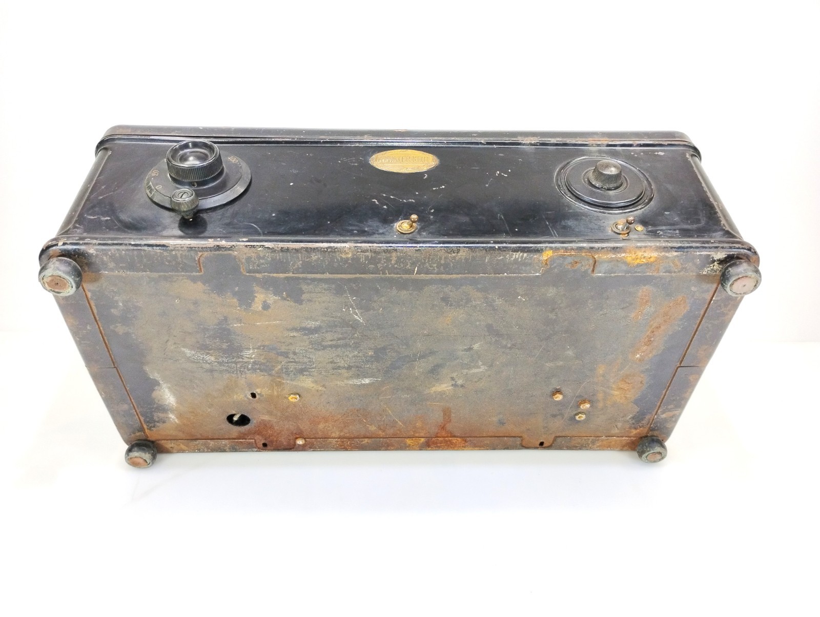 Antique Atwater Kent Model 47 Tube Radio Metal Case Untested Parts Repair