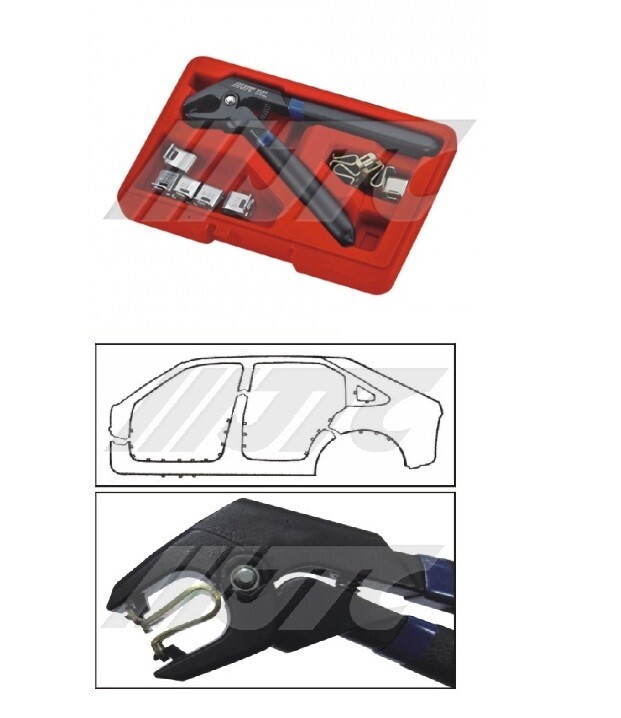 JTC-2557 FIXING CLAMP SET 0.1~5mm clips to Install and Remove Clamps