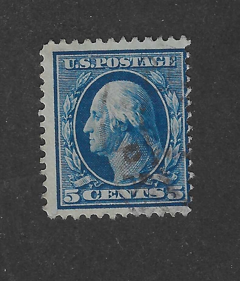 US Washington - Scott 361 - Bluish Paper ,SCV 17,500-Used Stamp 1909
