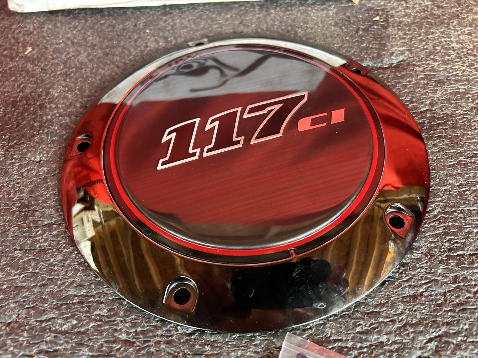 Genuine Harley-Davidson Touring CVO 117ci Derby Cover Black/Grey 25700748