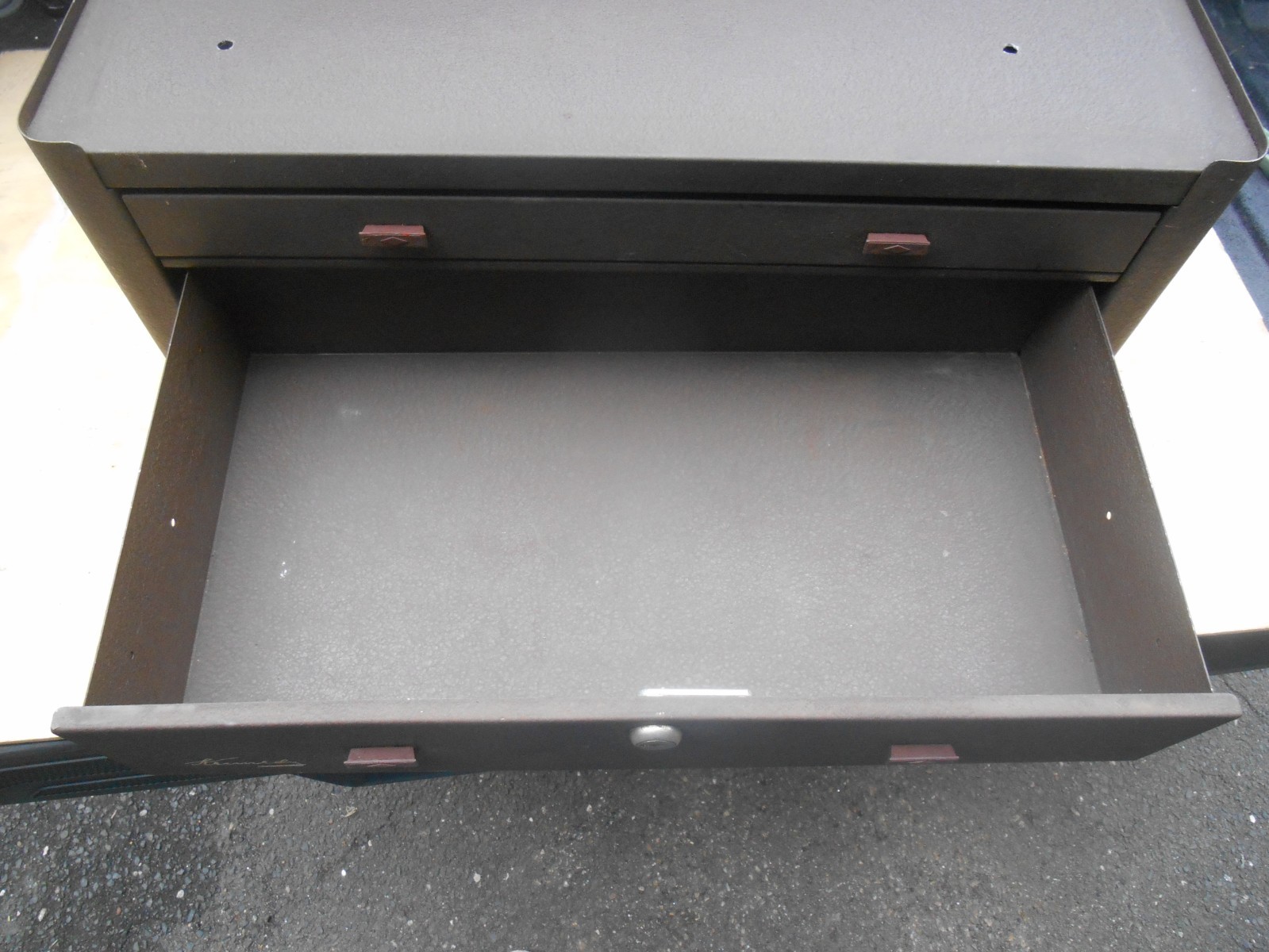 Kennedy 2 drawer riser box tool box machinist tool 21 5/8"W x 9 1/2"D x 7 3/4"H