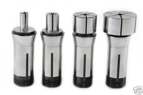 1/4 - 1-15/16" 4 PCS EXPANDING 5C COLLET SET GROUND NEW #[