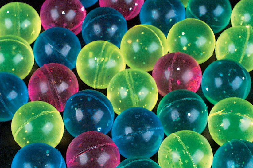144 GLITTER 27MM SUPERBALLS, HIGH BOUNCE, BOUNCY BALL BALLS, SUPER FAST SHIPPING