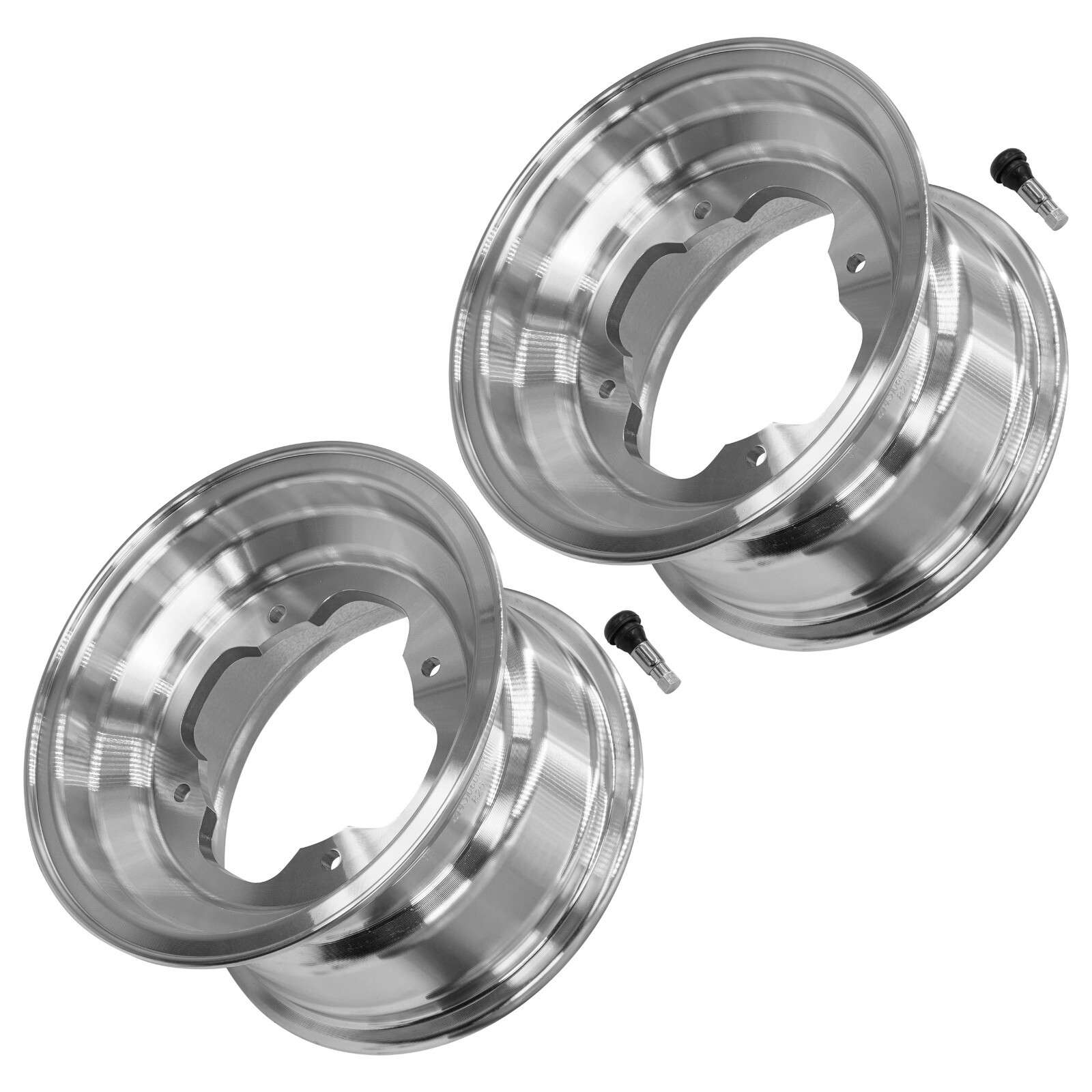 Caltric Front Wheel Rims For Yamaha Warrior 350 YFM350 1987-2004