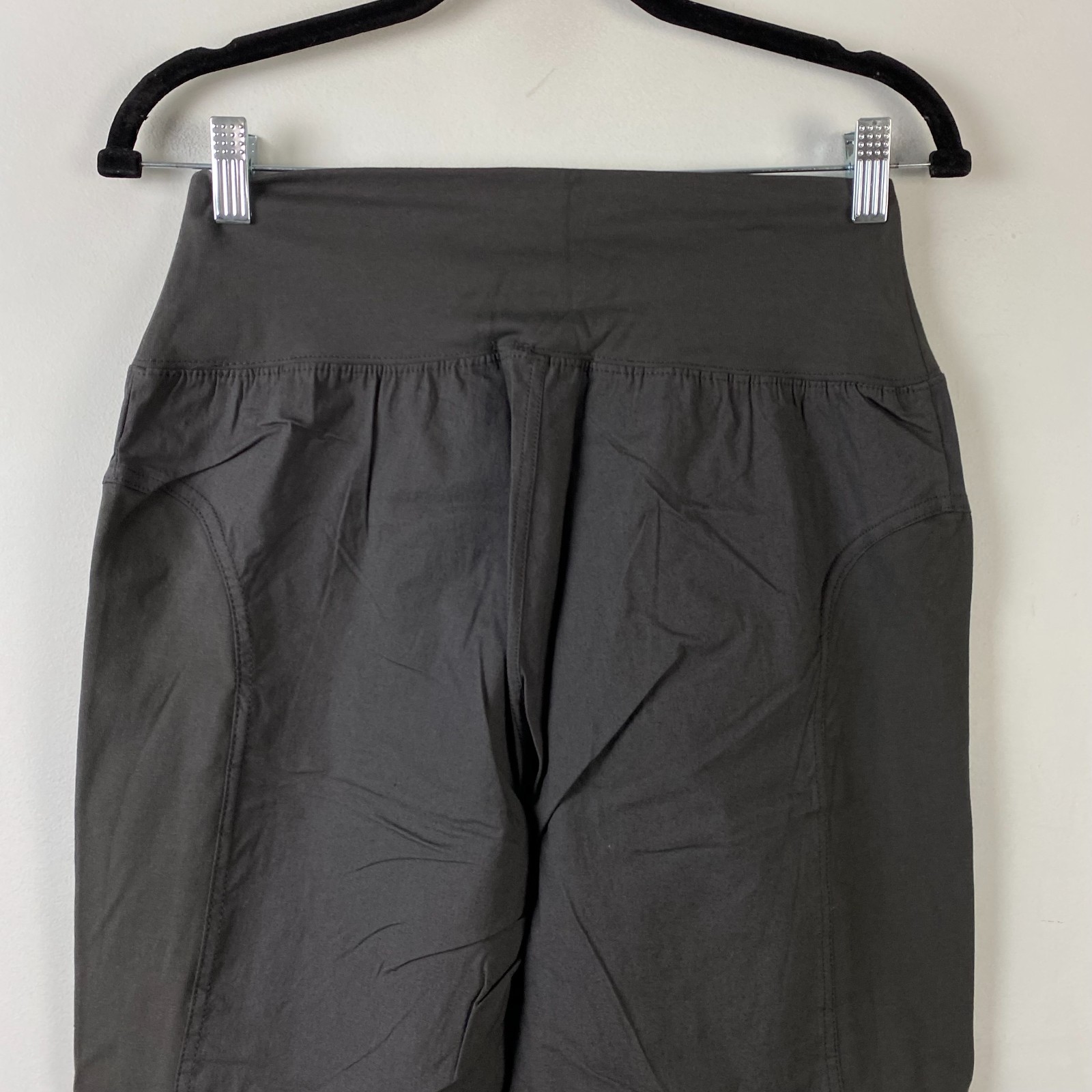 XCVI Wearables High Waist Jetter Crop Pull On Pants Size Medium Gray