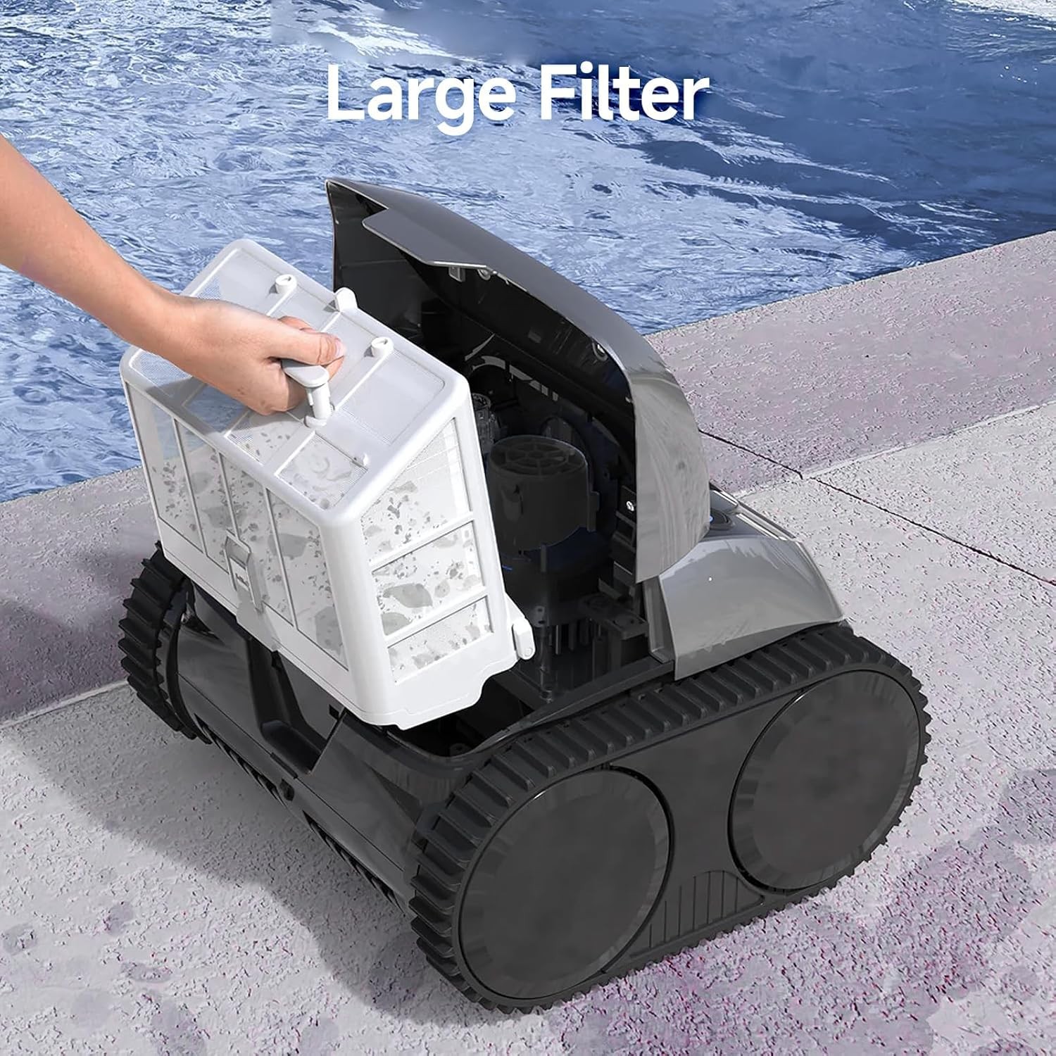 WYBOT C1 Pool Cleaner Wall Climb Cordless Robotic Pool Robot In-Ground Pools
