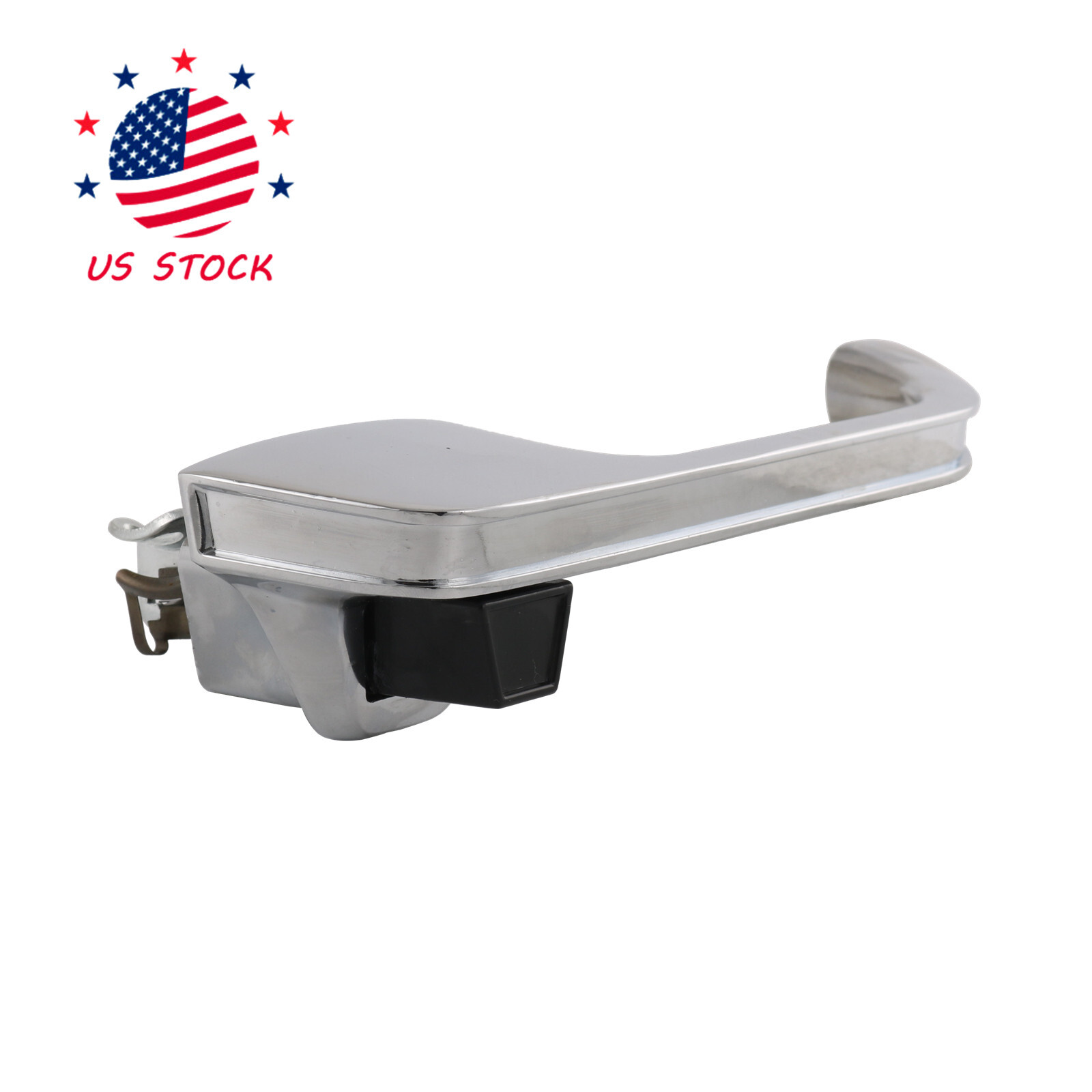 Set 2× Chrome Outer Outside Exterior Door Handle Pair for Chevy GMC Pickup Truck