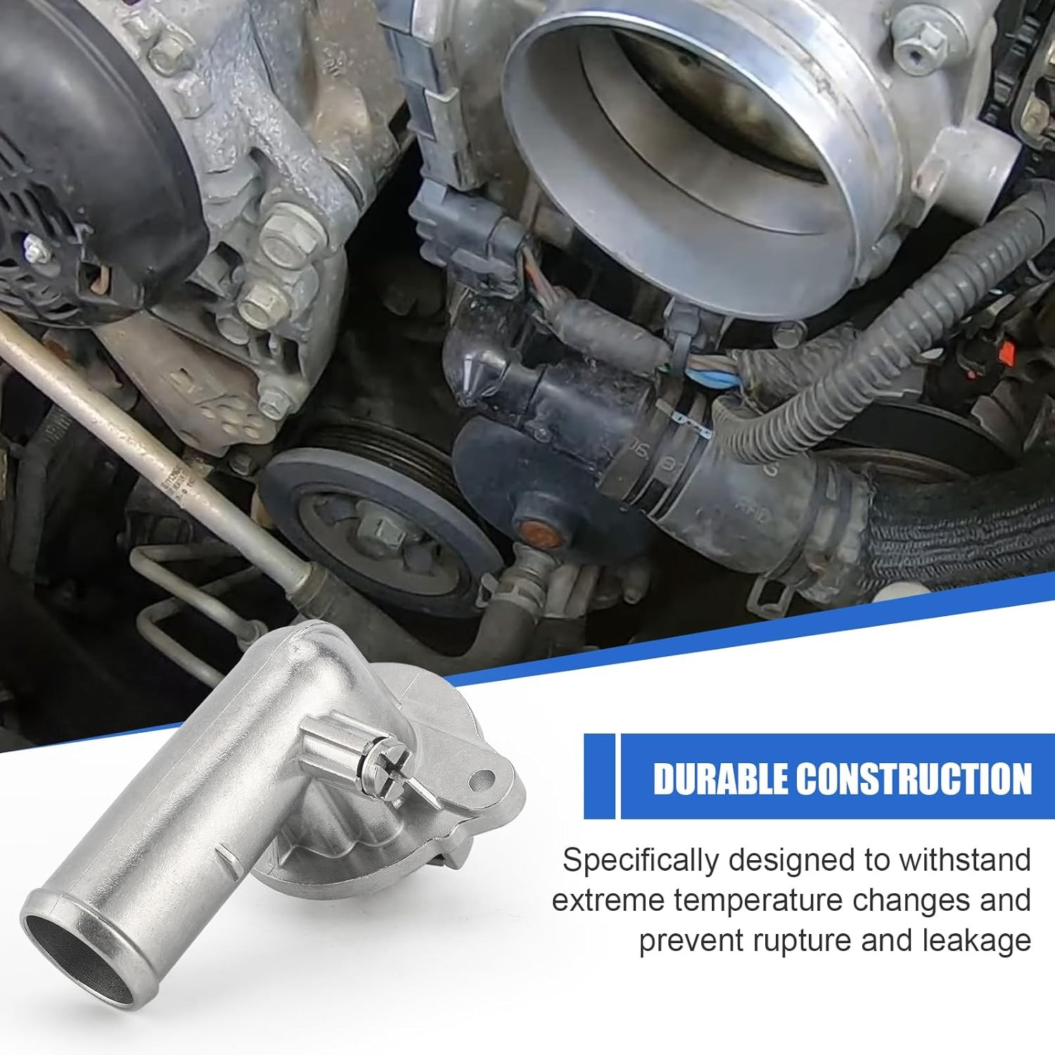 Upgrade Aluminum Thermostat & Housing Assembly for Jeep Grand Cherokee 2011-2015