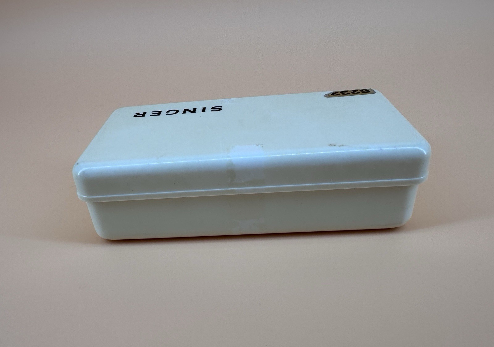 Vintage Ivory Plastic Singer Storage EMPTY BOX