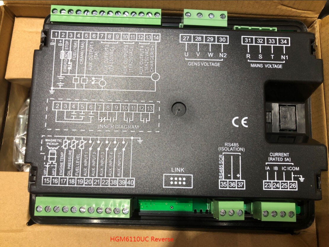 1PCS NEW TYPE HGM6110U DIESEL GENERATOR SET CONTROLLER COMPUTER BOARD