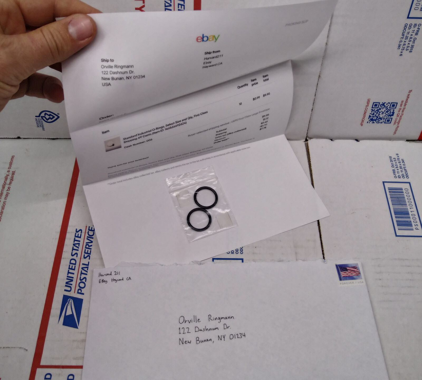 Individual O-Rings, Choose Specific Size, Industrial Buna-N Nitrile Rubber Oring