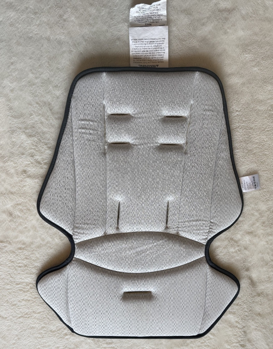 Uppababy Snugseat Snug Seat Comfort Liner Stroller Insert Gray Vista Cruz