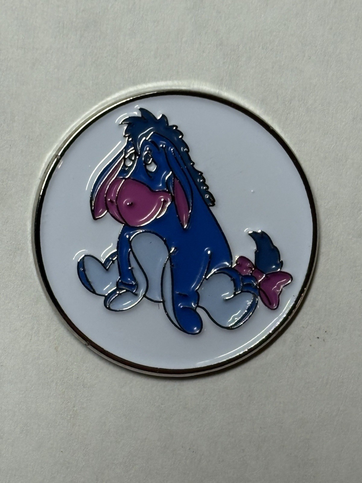 Winnie The Pooh 'Eeyore' Disney 1" Magnetic Coin Style Golf Marker - A Beauty!