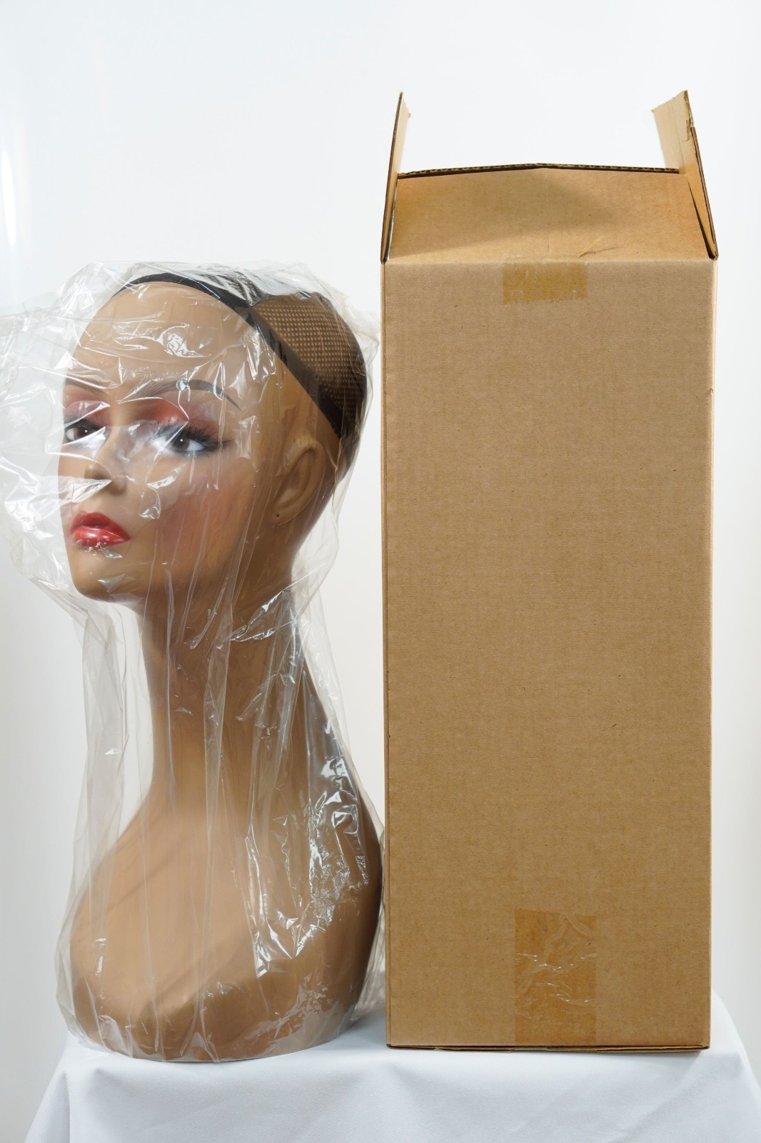 18" Life-Sized Mannequin Head – Durable Polyurethane, Unbreakable & Crack-Proof