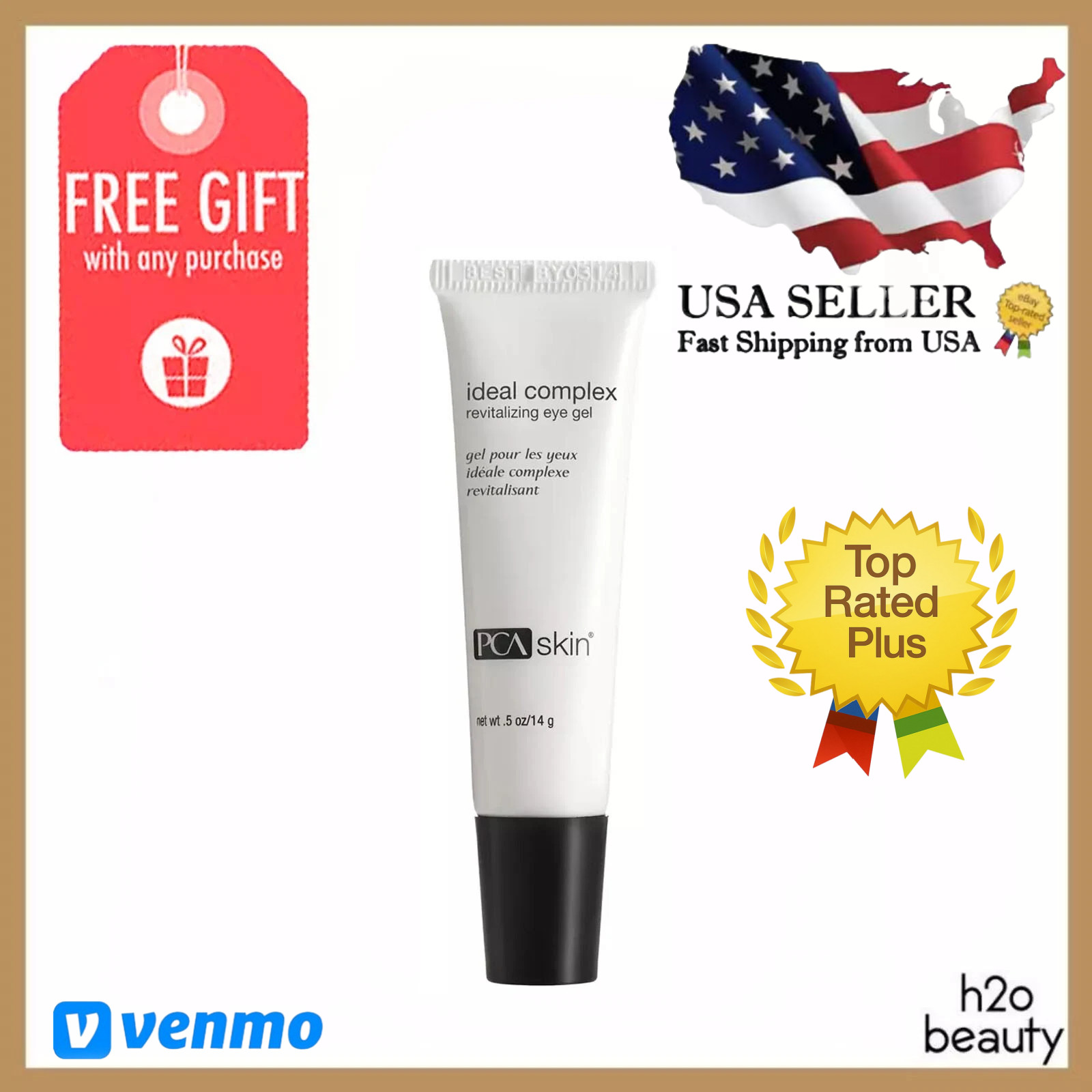 PCA Skin Ideal Complex Revitalizing Eye Gel - 0.5 oz (14 g)**NEW IN BOX**