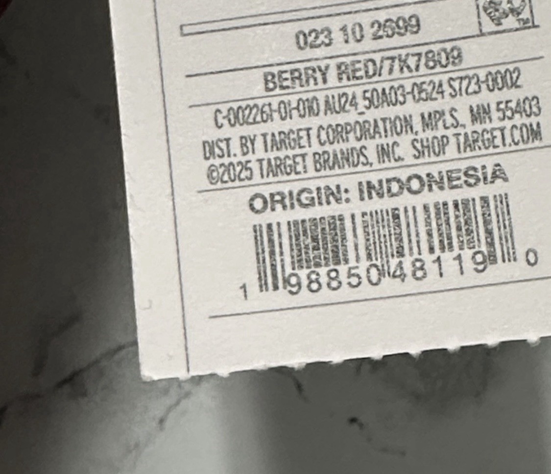 Auden Berry Red Satin And Mesh Lightly Lined Lingerie Bodysuit Size S