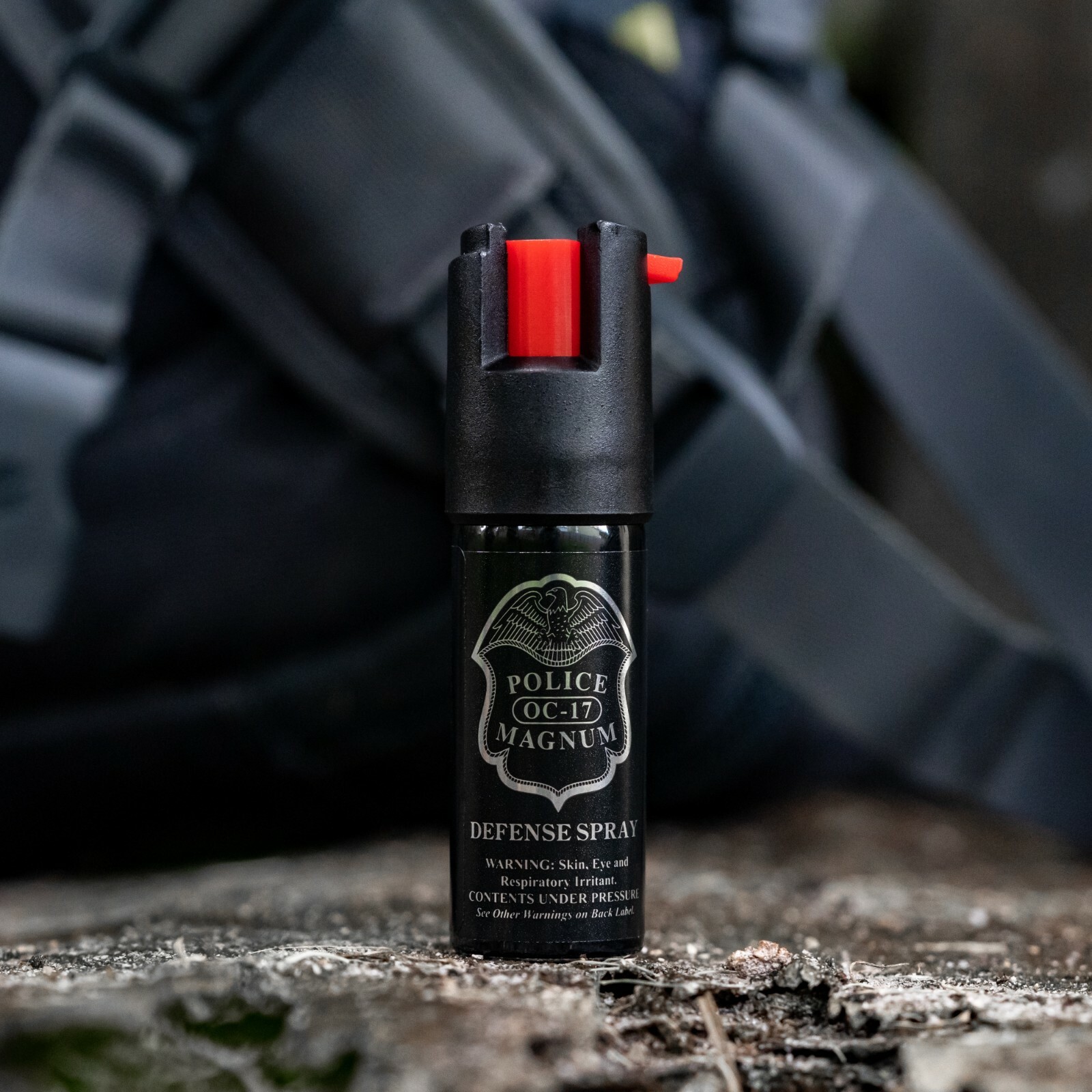 5 Police Magnum pepper spray .50oz unit safety lock personal defense protection