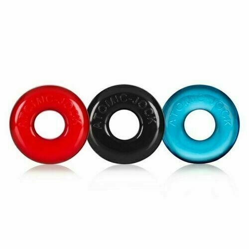 Oxballs Ringer Cock Ring🍯Male ATOMIC JOCK Stay Hard Penis 3-Pack BallRing