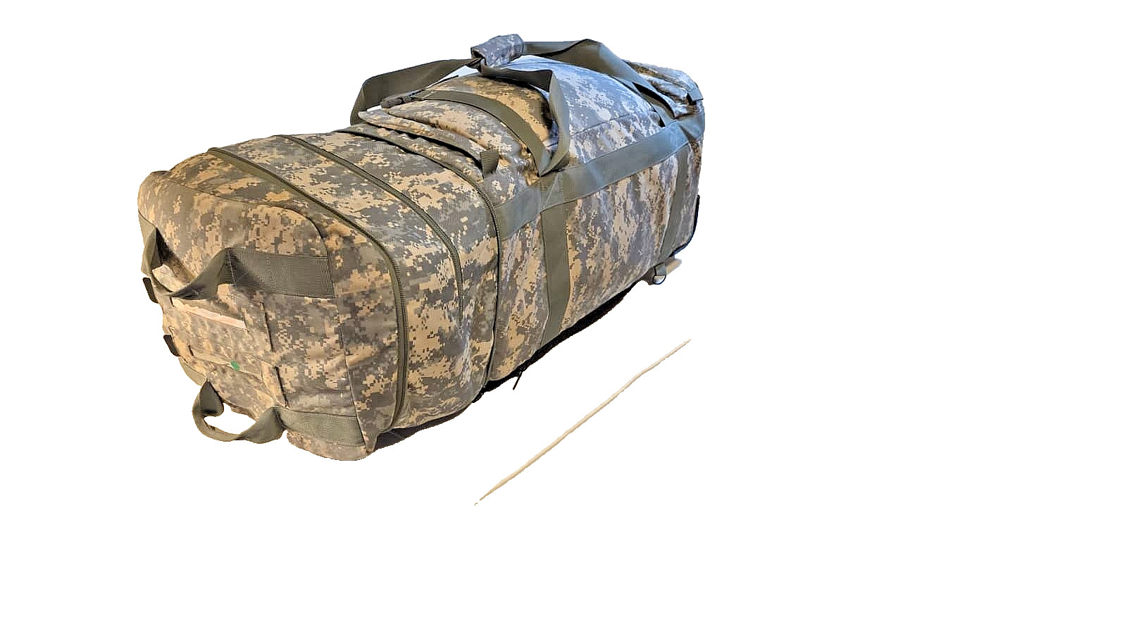 USGI Thin Air Rolling Deployment Bag Large Wheeled Military Duffel ACU UCP Army