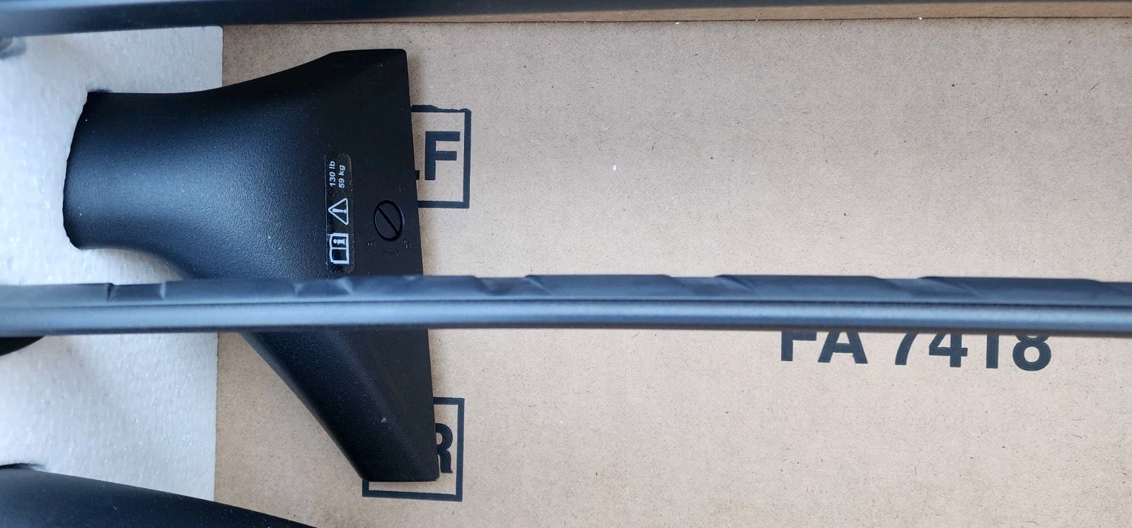 Nissan Rogue 2021-2025 Roof Rail Cross Bars Assembly Black T99R1-6RR0D