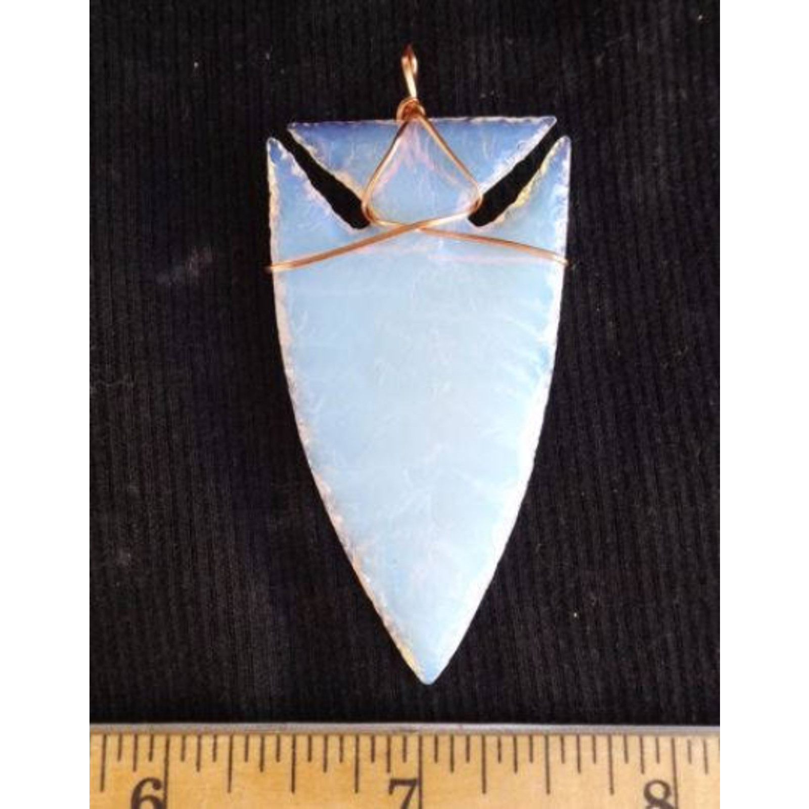 Opalite SLABS (4) Opal Glass Mosiac Flint Knapping Cabochon 5.3" x 1.62" x .25"